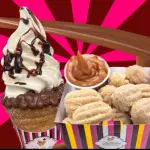 Cone c/ Sorvete + Mini Churros