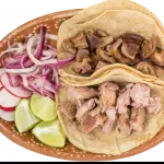 TACOS BLANDITOS DE CARNITAS