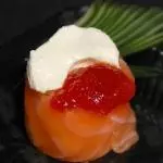 Sashimi com Geleia de Pimenta