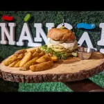 Hamburguesa de pollo borracho