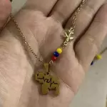 Collar mapa avioncito