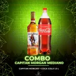 Combo Capitán Morgan Mediano 😝