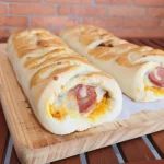 Pão de Frango, queijo e calabresa