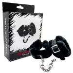 ESPOSAS DE PELUCHE CON CUERO NEGRO