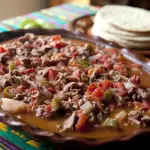 Bistec de res a la mexicana