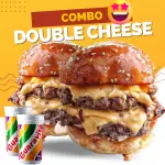 2 Double Cheese + Bebidas