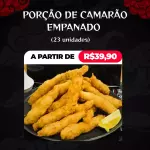PORÇÃO DE CAMARÃO EMPANADO
