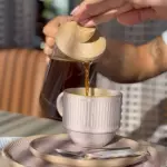 Café passado na prensa francesa