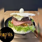 Hamburguesa en arepa