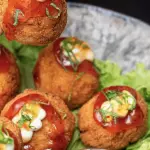 Bolinho de salmão pimenta 3 udn