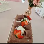 Preto e branco com morango 1,200g