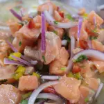 Ceviche de salmón