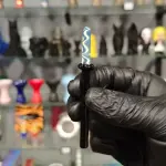Piteira de Vidro WigWag Black 6mm