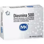 DIOSMINA 500 CAJA POR 30 TABLETAS