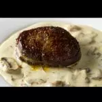 CORTE EN SALSA DE CHAMPIÑON