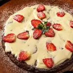 BROWNIE NINHO COM MORANGO