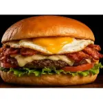 X-Egg Bacon – Hambúrguer Bovino 150g