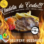 CHULETA DE CERDO FRITA