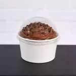 Tina de Helado con tapa 8 oz #TH-6C