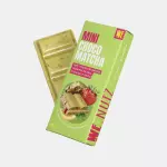 Mini chocolate Matcha e morangos