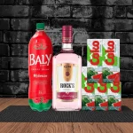 COMBO GIN ROCKS MORANGO COM BALY