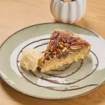 Pecan Tart de manzana verde y Helado