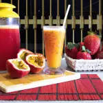 Suco da Fruta (Morango c/ maracujá)