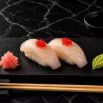 Nigiri de Pesca Blanca c/caviar x2