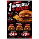 hamburgue + batata