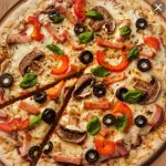 Pizza 4 Estaciones en Biergarten