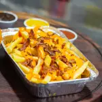 PORÇÃO CHEDDAR E BACON