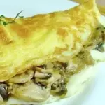 pollo deshebrado con champiñones
