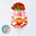 Fresa con crema