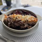 Maminha Confitada à Brás Noir