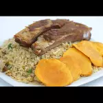 Chaufa con Costillitas