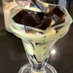 GELATINA DE JEREZ CON ROMPOPE