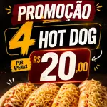 PROMO 4 Hot dog tradicional