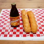 2 TEQUEÑOS + MALTA + SALSA
