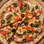 Pizza 4 Estaciones en Biergarten