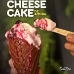 Cheesecake de amora
