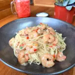Pasta con Camarones