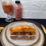 Salmão Grelhado com Arroz Vermelho