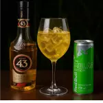Taça de Drink Licor43 C/ Red Bull 🍹