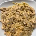 PASTA POLLO CHAMPIÑÓN