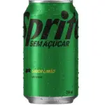 SPRITE LIMÃO ZERO AÇUCAR LATA 350ML