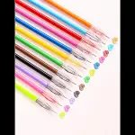 12 Plumas de gel al azar de color