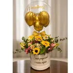 Box flores jardim
