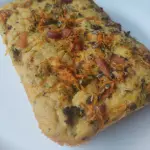 Torta Protéica de Brócolis com Bacon