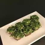 Salmão grelhado e couve