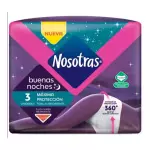 Toallas Nosotras Buenas Noches 3 uni